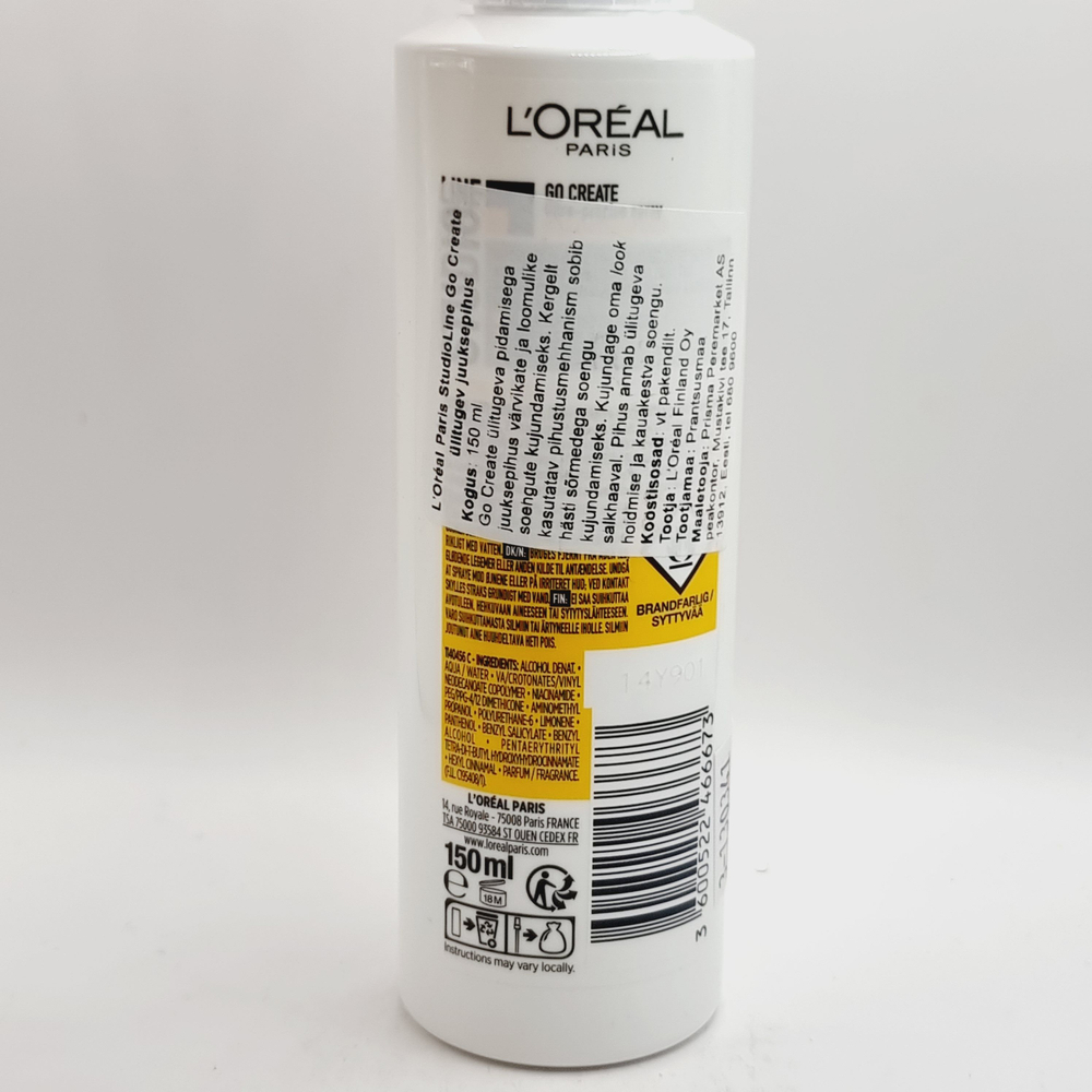 Спрей для укладки Studio Line Go Create Ultra-Precise Spray ультрамощный , 8/10 150 мл (Из Финляндии)