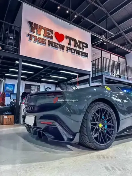 Карбоновый диффузор заднего бампера для Ferrari 296 GTS GTB Феррари