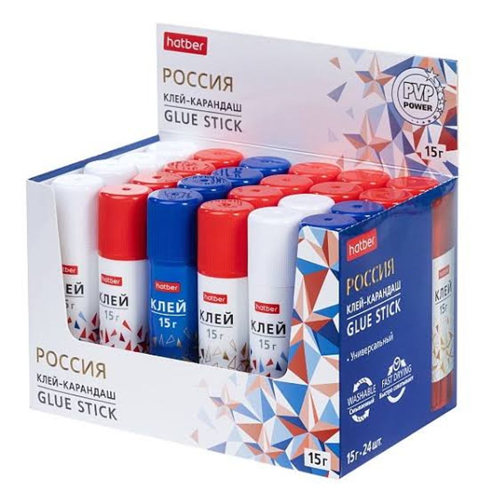Клей HATBER карандаш 15г