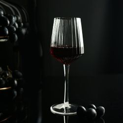 Бокал для вина 355 мл "Streak Optical" d 7,8/6,1 см h22 см P.L. - BarWare [6]