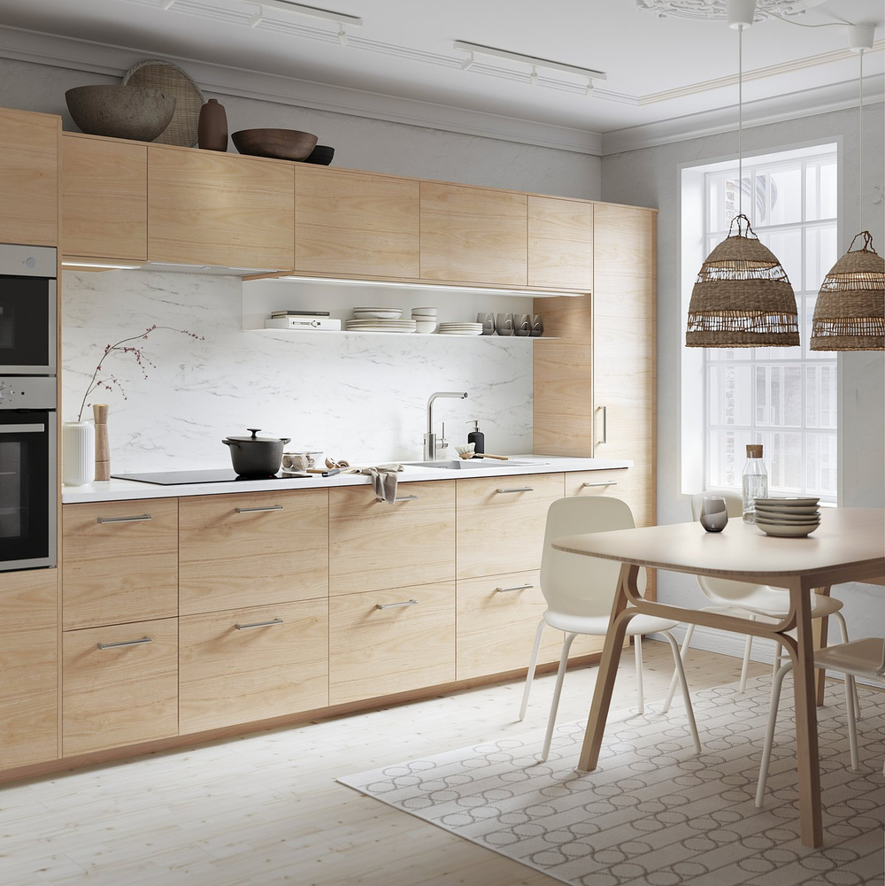 IKEA ASKERSUND  (ИКЕА АСКЕРСУНД)  -  Фасад ящика - под светлый ясень 40x40 см