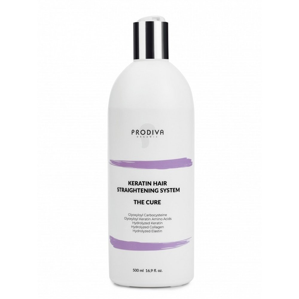 Маска-реконструктор для выпрямления волос KERATIN HAIR STRAIGHTENING SYSTEM THE CURE (500 мл)