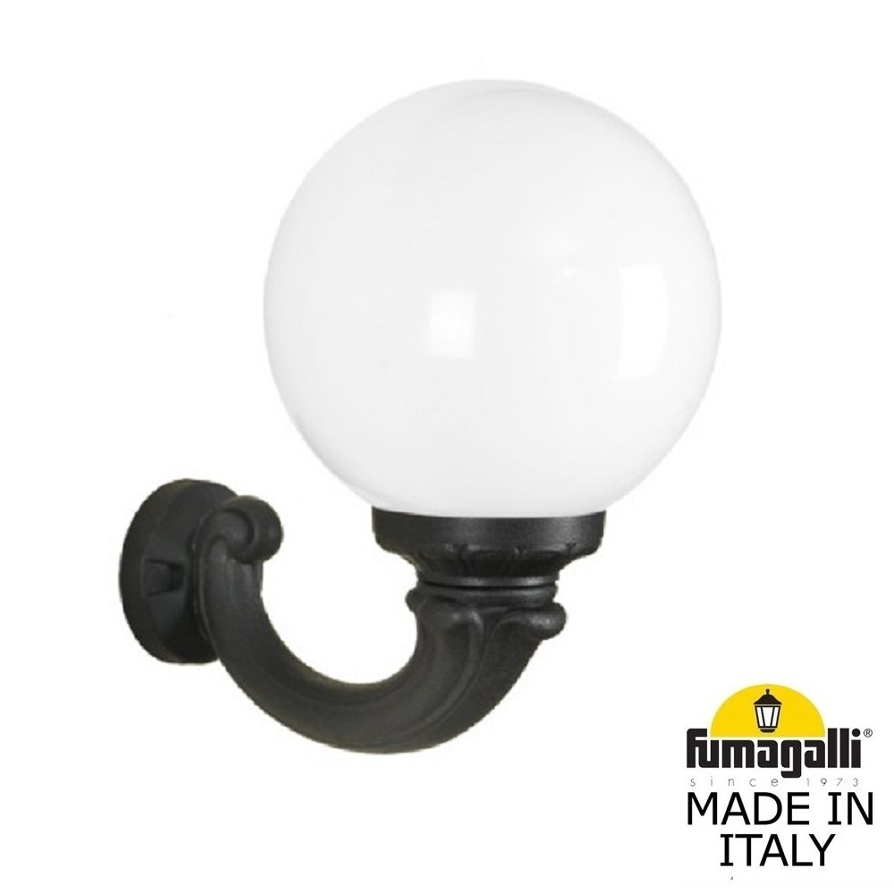 Уличный настенный светильник Fumagalli GLOBE 300 G30.132.000.AYF1R