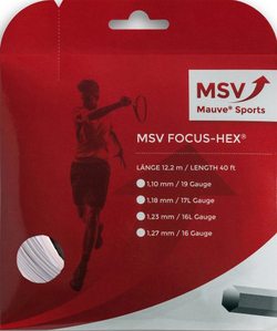Теннисные струны MSV Focus Hex (12 m) - white