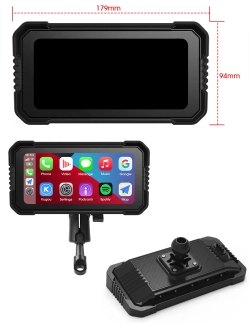 Мультимедийная система для мотоцикла Carplay C6000+ DVR/TPMS/Remote