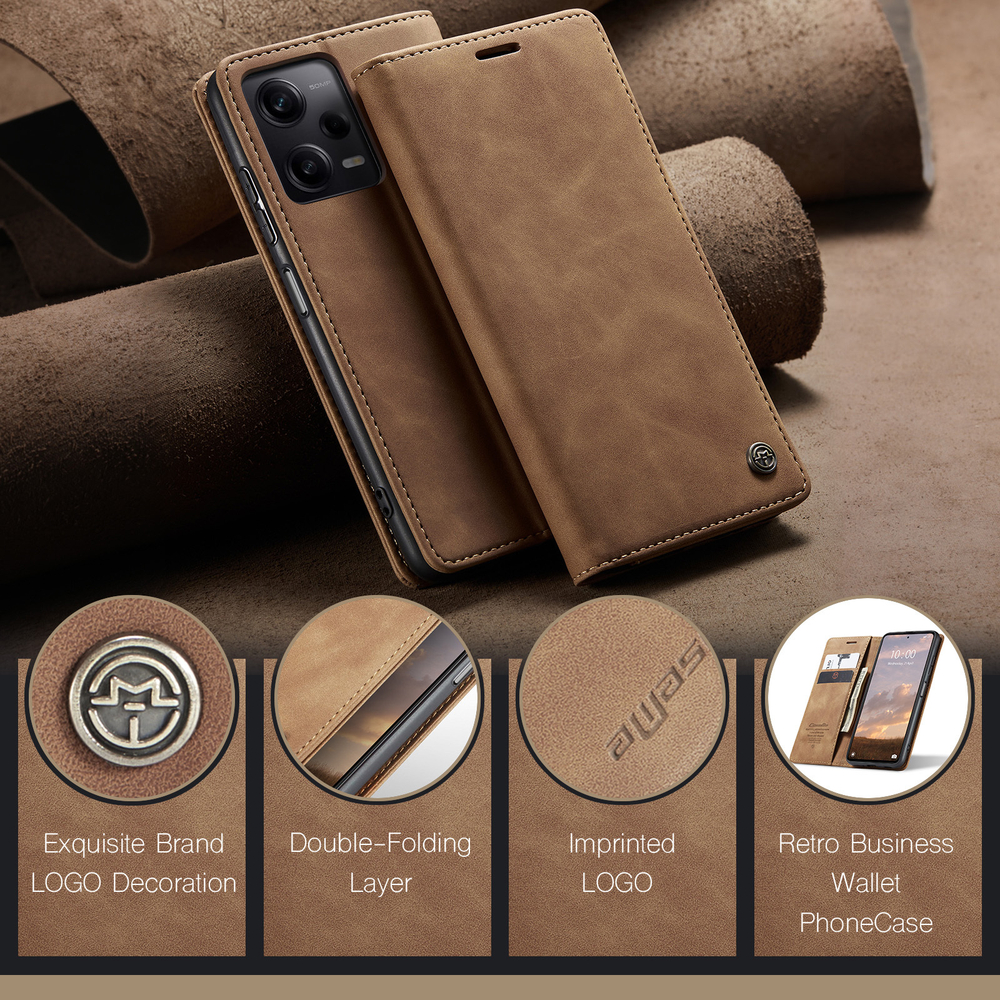 Чехол-книжка CaseMe Matte Xiaomi Redmi Note 12 Pro 5G