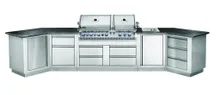 Приусадебная кухня Napoleon Oasis-200 с встроенным газовым грилем Napoleon BILEX-485