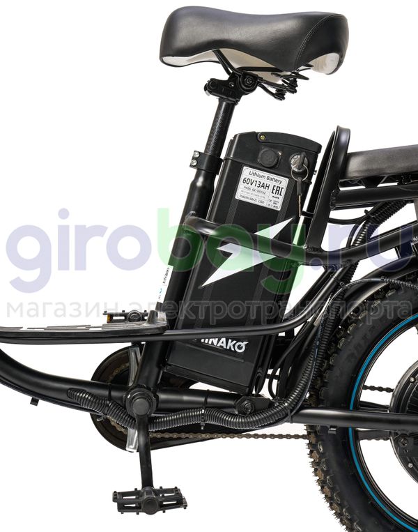 Электровелосипед Minako V.8 PRO Black (60V/13Ah) версия 2026 года