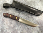 Нож Fox, D2, микарта, красно-черная, насечка, 228.1254 конв