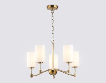 Подвесная люстра 5*E14 LH56051 латунь High Light Modern Ambrella