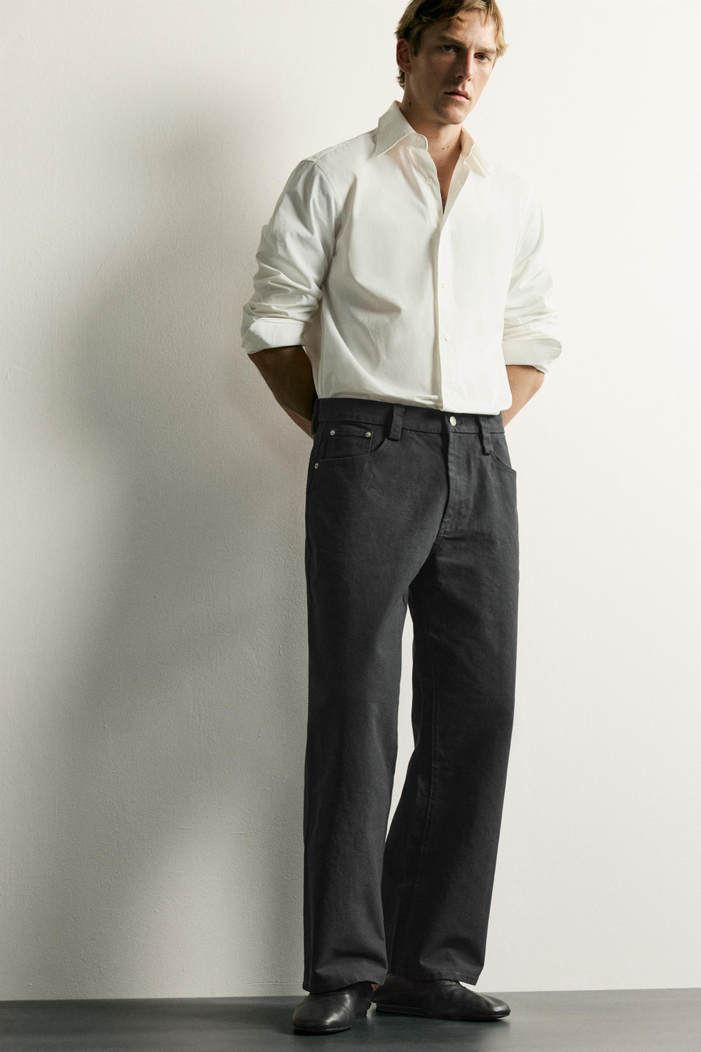 ДЖИНСЫ STRAIGHT RELAXED FIT — ZARA