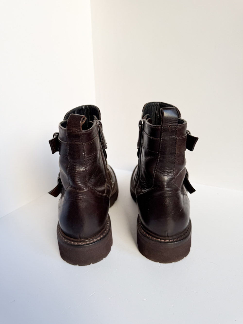 Кожаные ботинки Brunello Cucinelli, 38