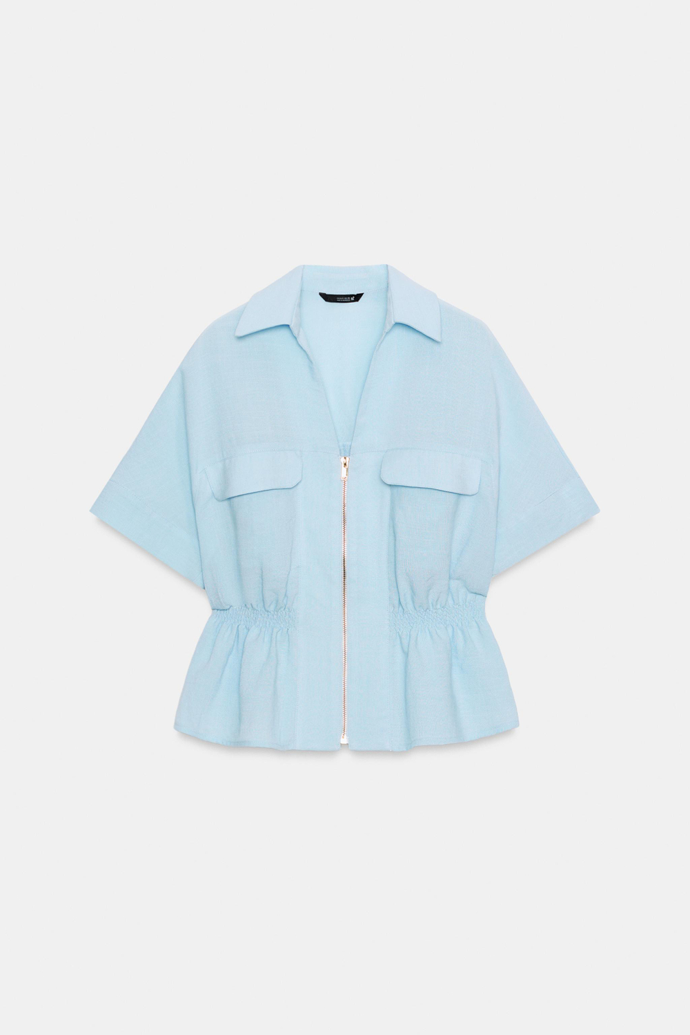 РУБАШКА САФАРИ НА МОЛНИИ — ZARA