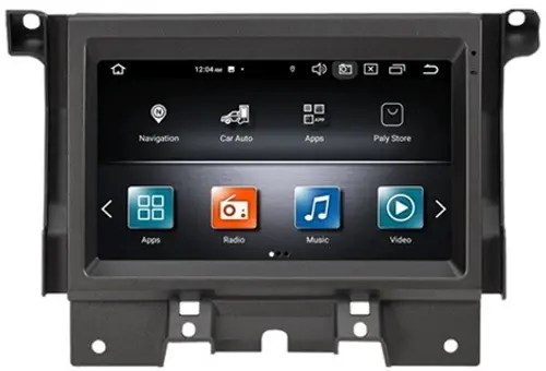 Магнитола для Land Rover Discovery 4 2009-2016 L319 (Denso/Bosch) - Kuberg ZF-7007-Q6 монитор 8" на Android 11, 4G SIM-слот