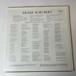 Винтажная виниловая пластинка LP Schubert Шуберт, Gerard Souzay, Dalton Baldwin, Der Musensohn (15 Ausgesuchte Schubert Lieder) (Нидерланды 1974)