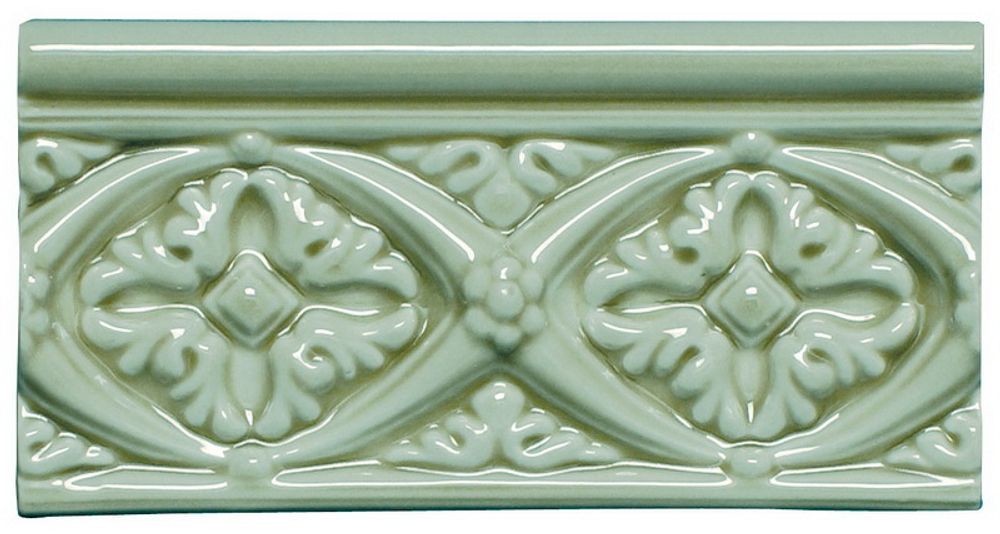 Бордюры ADEX MODERNISTA Relieve Bizantino C/C Verde Claro
