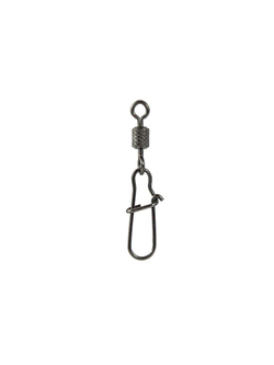 Вертлюжок рыболовный SWIVEL WITH SNAP с накаткой и застежкой Nice 3023 №4