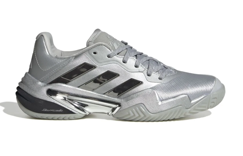 Женские теннисные кроссовки Adidas Barricade 13 W Silver Edition - silver metalic/silver metalic/dash grey