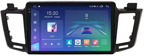 Магнитола для Toyota RAV4 XA40 2012-2019 - Parafar PF468LUX2U2K на Android 13, Быстрая, QLED+2K, CarPlay, 4G SIM-слот