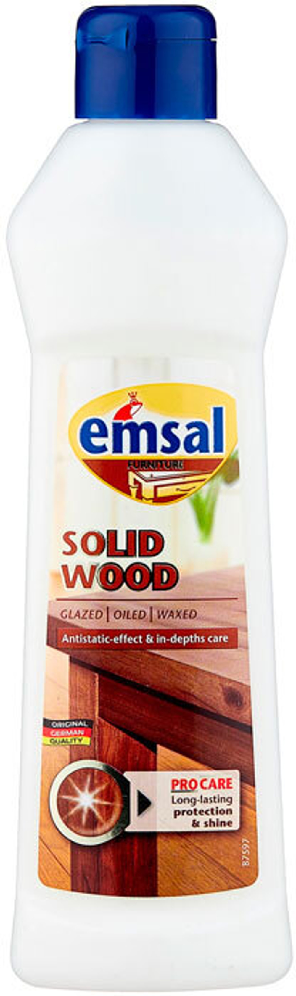 Полироль для деревянных изделий Emsal Solid Wood 0,25 л