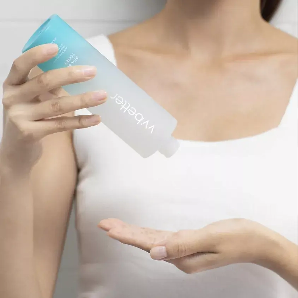 [VVBETTER] Тонер для лица отшелушивающий с AHA кислотами AHA BOOSTING TONER, 200 мл