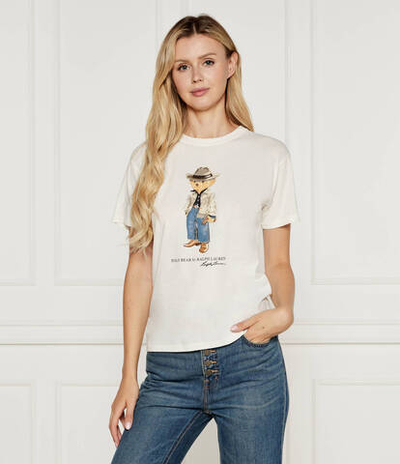 Футболка POLO RALPH LAUREN - экрю(211941187)