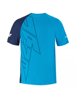 Мужская теннисная футболка Babolat Drive Crew Neck Tee M - небесный