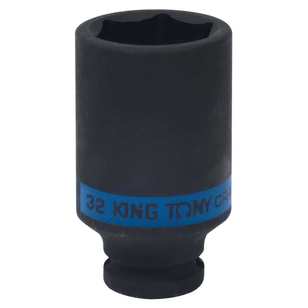 KING TONY (443532M) Головка торцевая ударная глубокая шестигранная 1/2", 32 мм