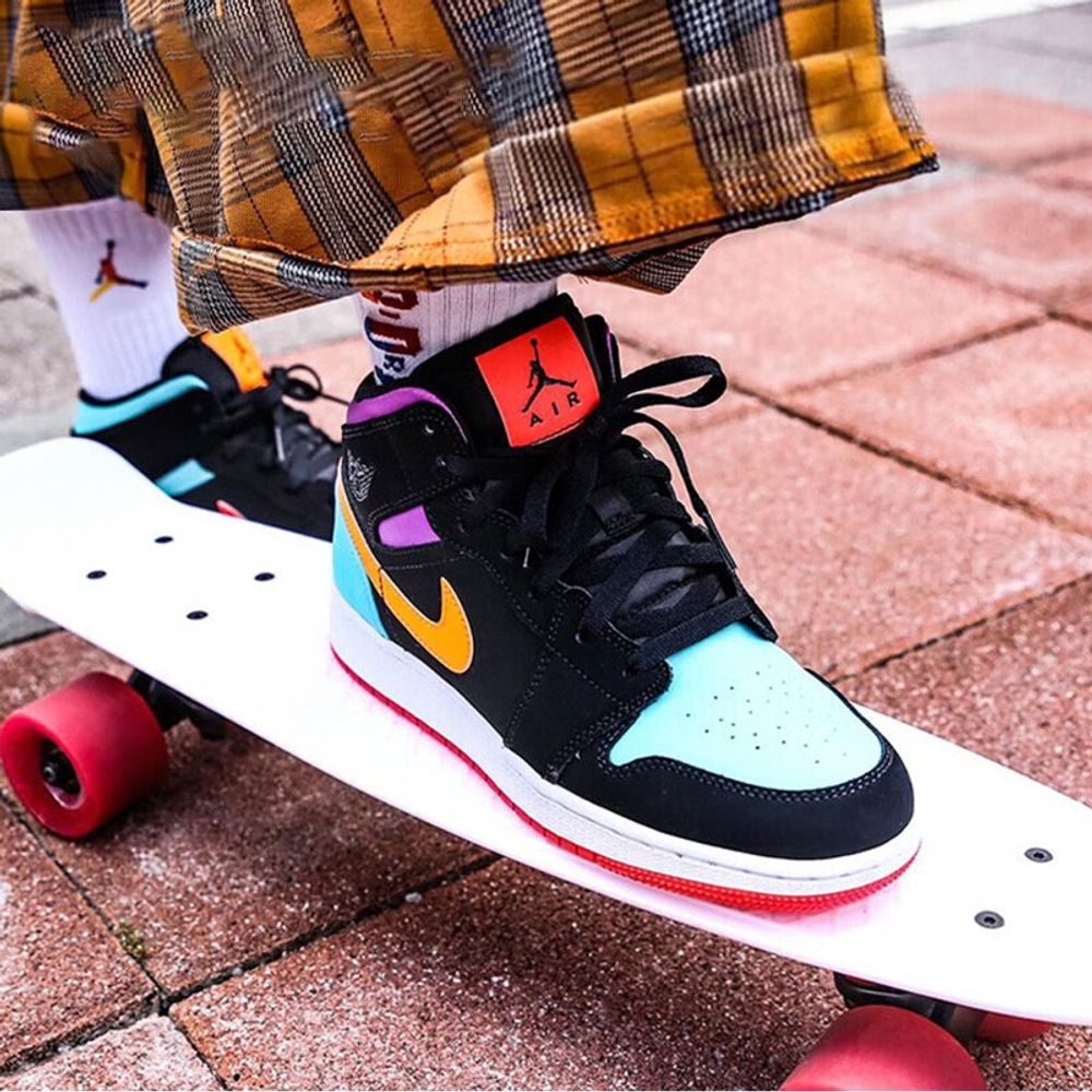 Jordan 1 Mid 'Multi-Color' GS