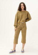 Свитшот оверсайз Bowery NYC Crop Honey