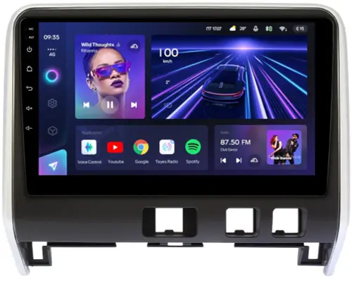 Магнитола для Nissan Serena C27 2016-2019 (рамка матовая) - Teyes CC3 на Android 10, Быстрая, QLED, CarPlay, 4G SIM-слот
