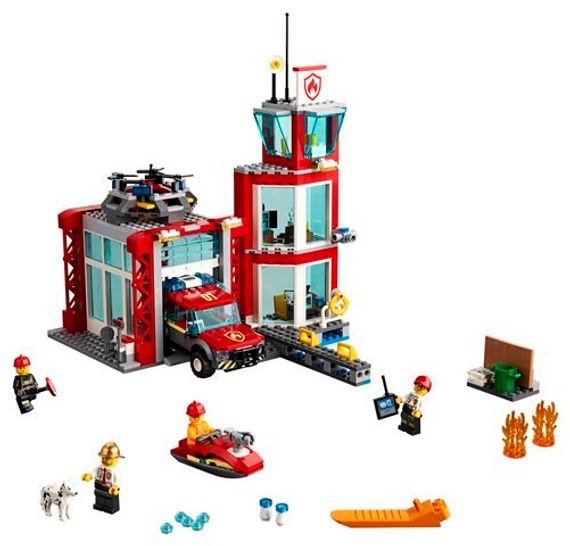 Konstruktor LEGO City Пожарное депо