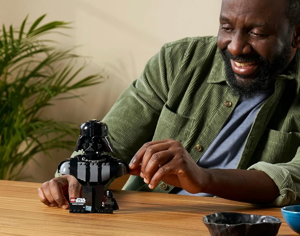 Конструктор Лего Звёздные войны Бюст Дарта Вейдера 75439 | LEGO Star Wars Darth Vader Bust коллекционная 349 детали 18+