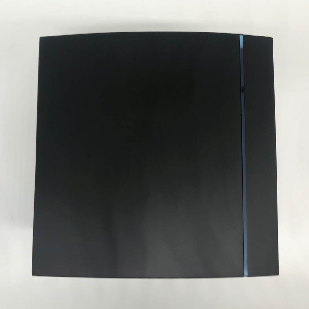 Вентилятор Soler & Palau Silent Design 100 CZ Matt Black Blue strip