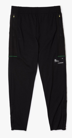 Мужские теннисные штаны Lacoste SPORT Men Zip Pockets Tapered Tracksuit Trousers - черный