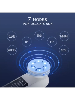 Микротоковый массажер для лица RF лифтинг Фонофорез EMS LED