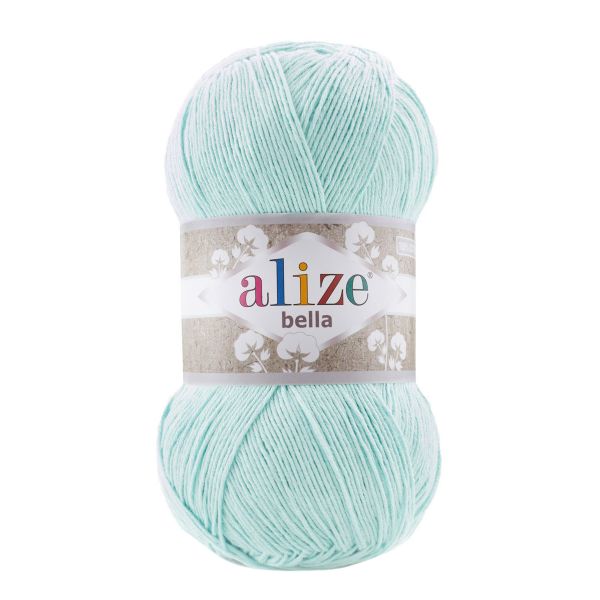 Пряжа Alize (Ализе) Bella 100 / уп.5 мот. по 100 г, 360м, 514 зимнее небо A