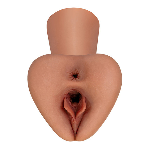 Загорелый мастурбатор 22,9см вагина и анус PipeDream PDX Plus Pick Your Pleasure XL Stroker Brown RD62529