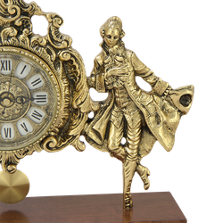 Bello De Bronze Бронзовые часы настольные Пастораль 2