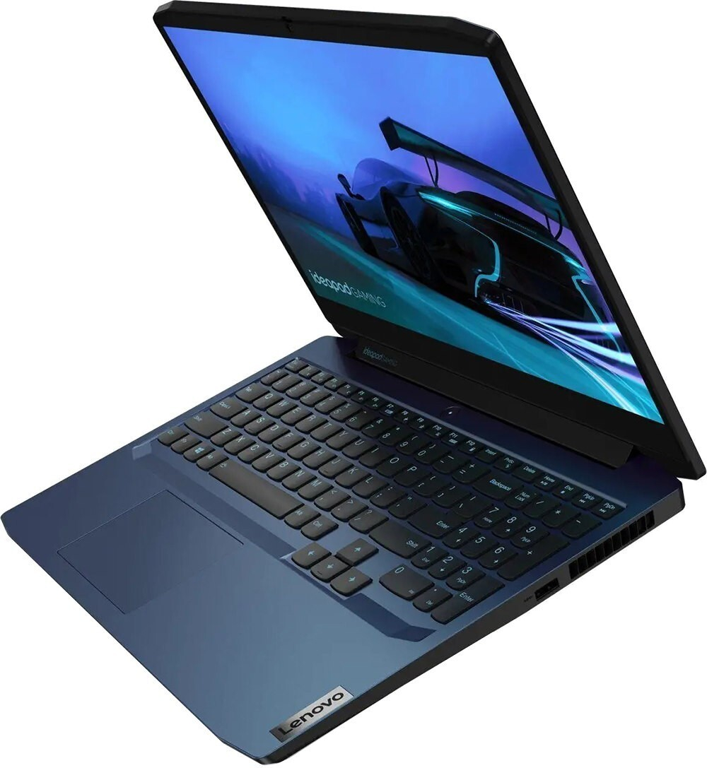 Ноутбук Lenovo IdeaPad Gaming 3-15 / i5-10300H / 8Gb / SSD 512Gb / nV GTX1650Ti 4Gb / 15,6 FHD IPS / BT Cam / No OS /Синий 81Y40099RK