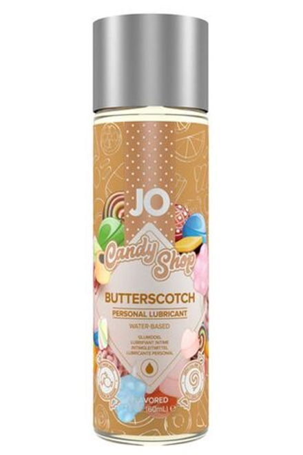 Смазка на водной основе Candy Shop Butterscotch с ароматом ирисок - 60 мл.