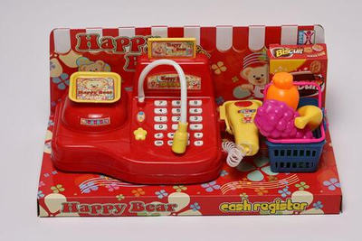 Игровой набор "Касса с микрофоном" свет/звук, 25,5*12*11,5см. 009A