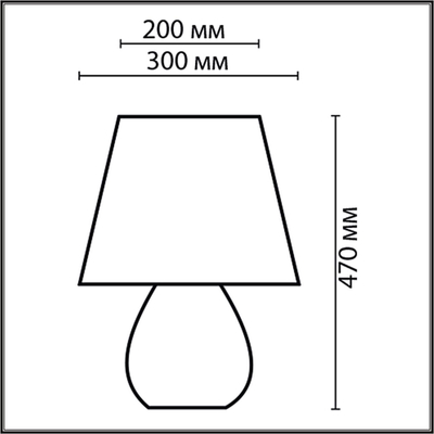 8121/1T COMFI LN26 477 белый, керамика/текстиль Настольная лампа E27 1*60W 220V SONA