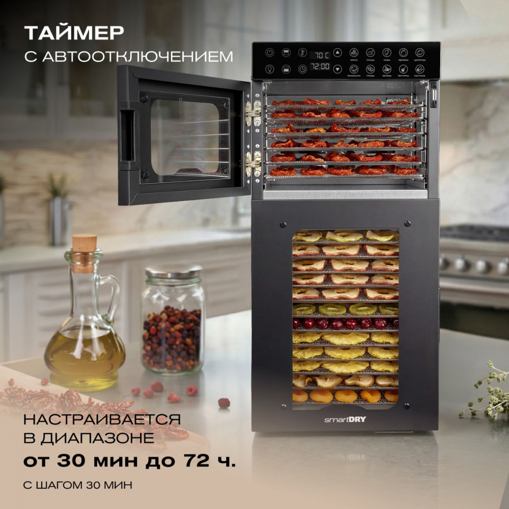 Дегидратор Meyvel MDH20-1S2 (Черный)