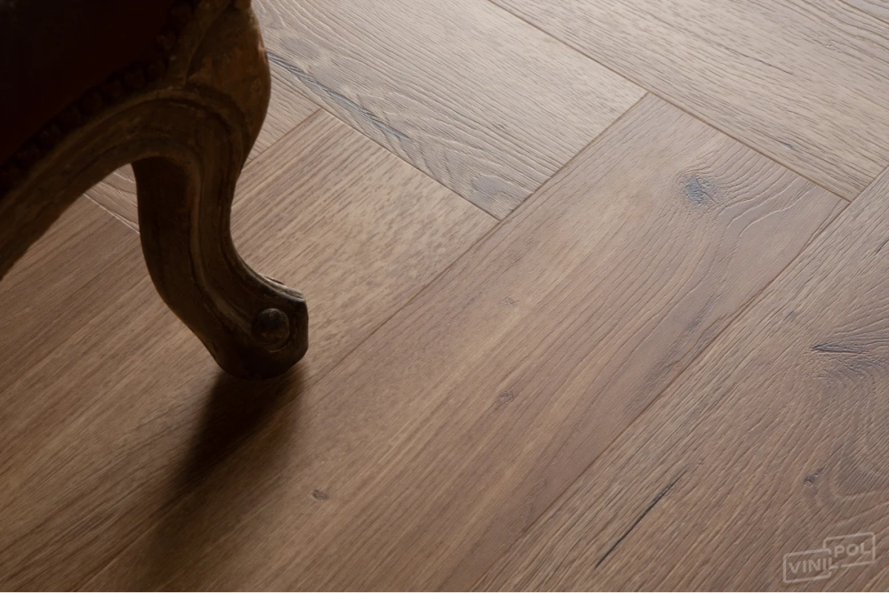 Кварц-винил Клеевой LVT Vinilam VinilPol Herringbone Glue LVT 2,5 мм Паркет Франческо 2.787 м2