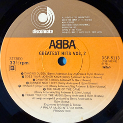 Виниловая пластинка ABBA ‎– Greatest Hits Vol. 2 LP