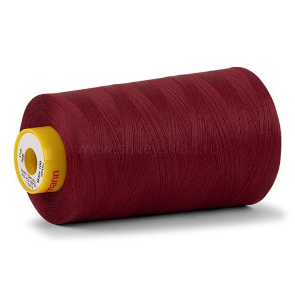 Нитка Gutermann Mara 150 (5000 метров), 1 боб., особо тонкая | 368 бордо