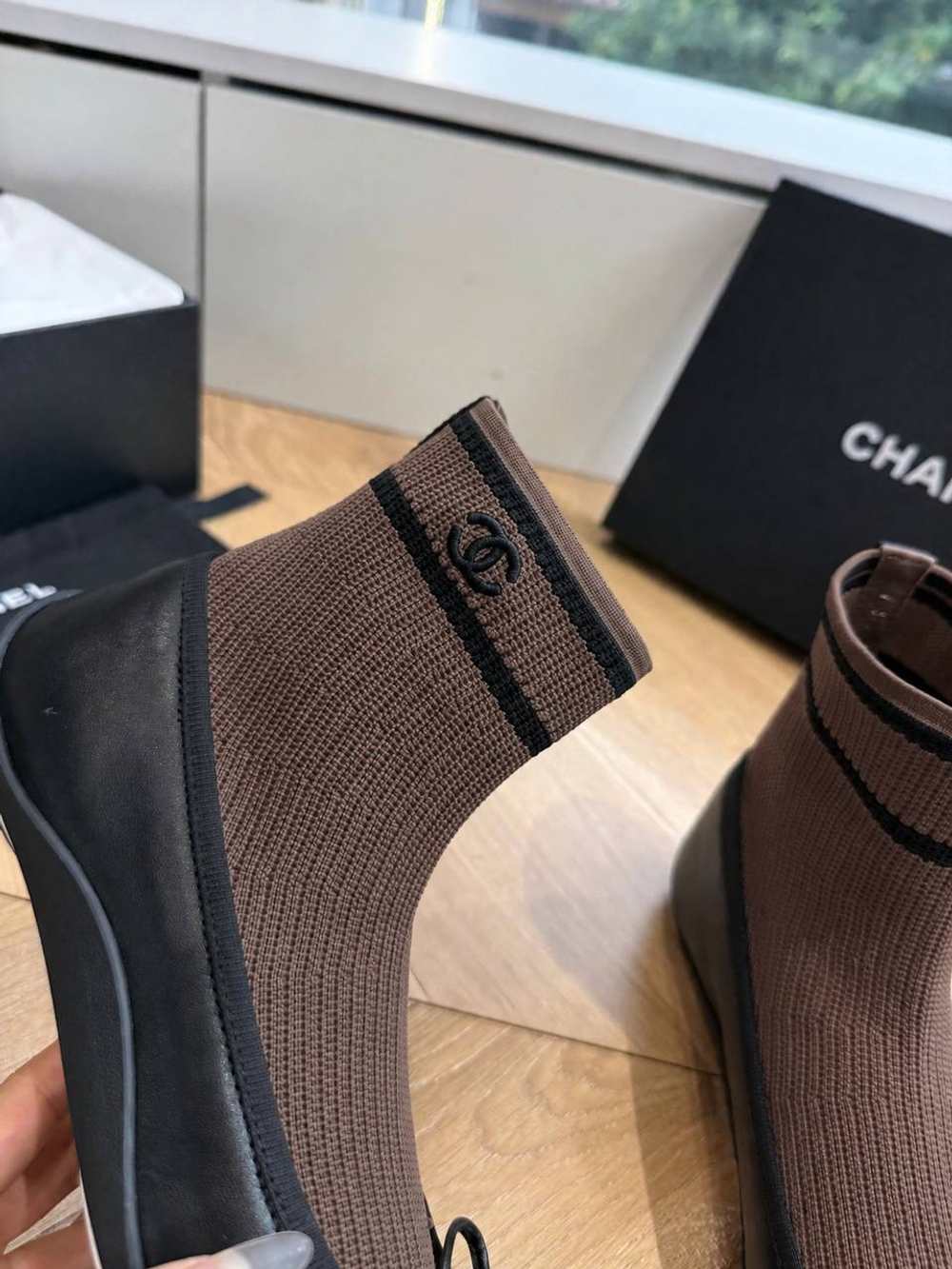 Ботинки балетки Chanel