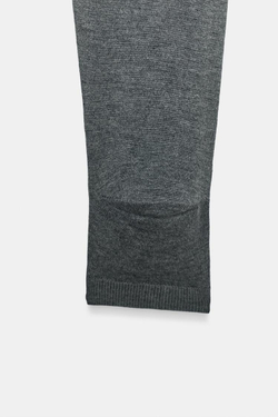 ZARA ТРИКОТАЖНЫЕ ЛЕГИНСЫ, СЕРЫЙ МЕЛАНЖ