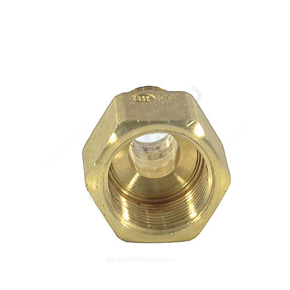Муфта для PE-X труб радиальная латунь Дн 20х1/2" ВР GX109 Giacomini GX109Y034